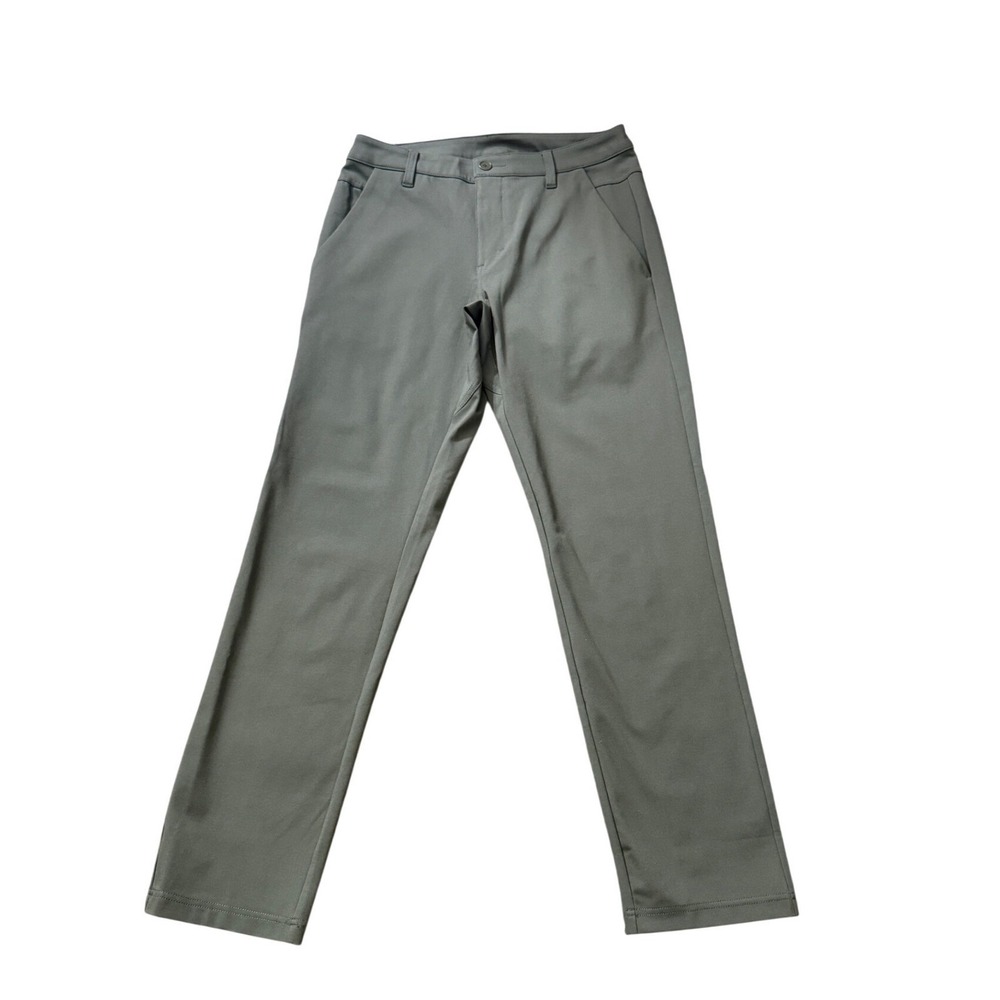 BYLT Premium Basics Everyday Pant‎ Mens 32 Olive Green Performance Trousers zz22